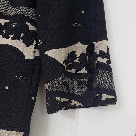 ANDRIA LIEU Patterned Black Jacket/Blazer - Picture 6 of 9